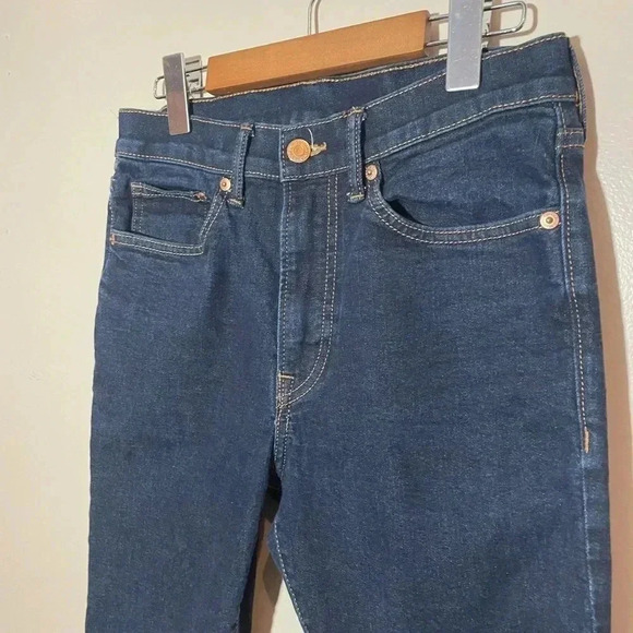 H&M  &Denim Skinny Coupe Moulante Jeans Dark Wash Blue Size 31/32 - Picture 2 of 5